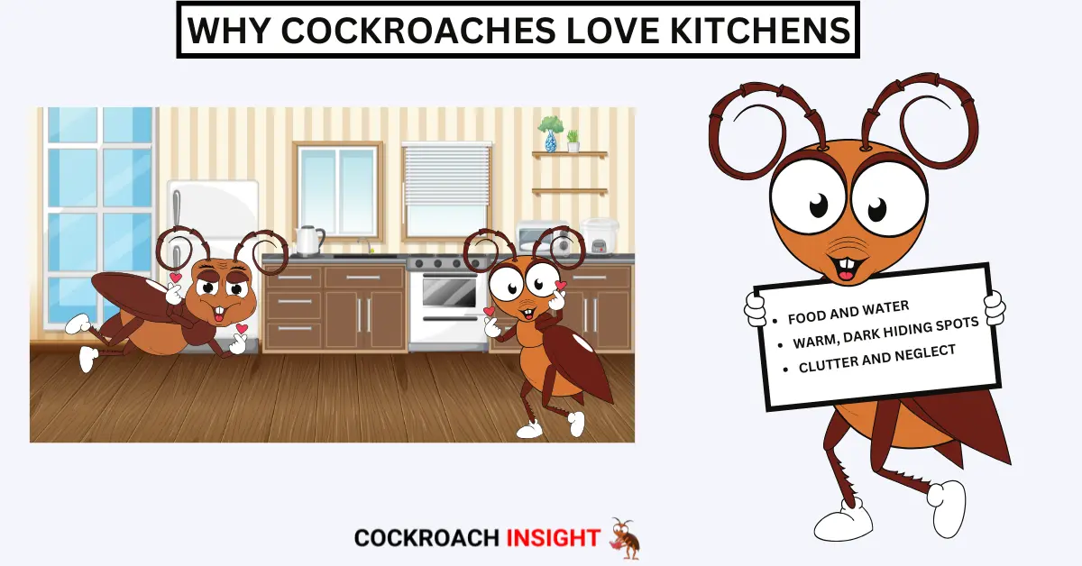 Why Cockroaches Love Kitchens 