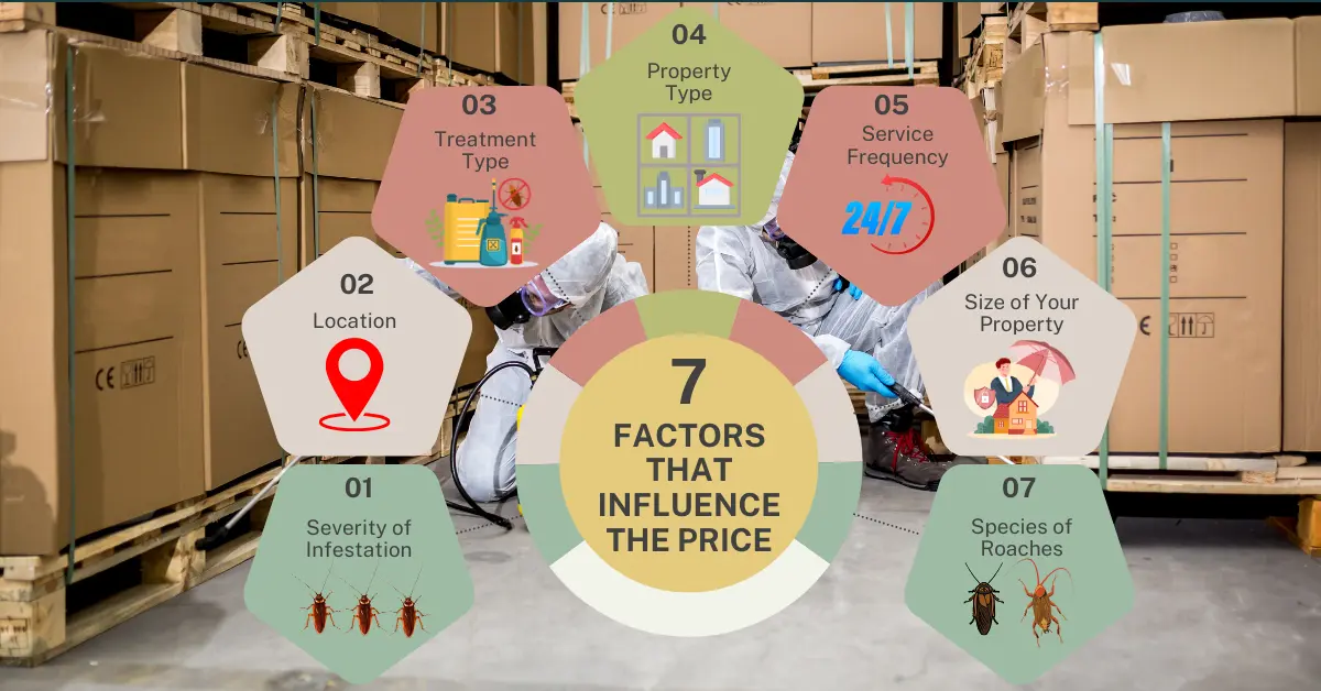 Factors That Affect Roach Extermination Costs