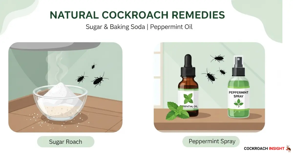 Natural/Home Remedies (Sugar & Baking Soda, Peppermint Oil)