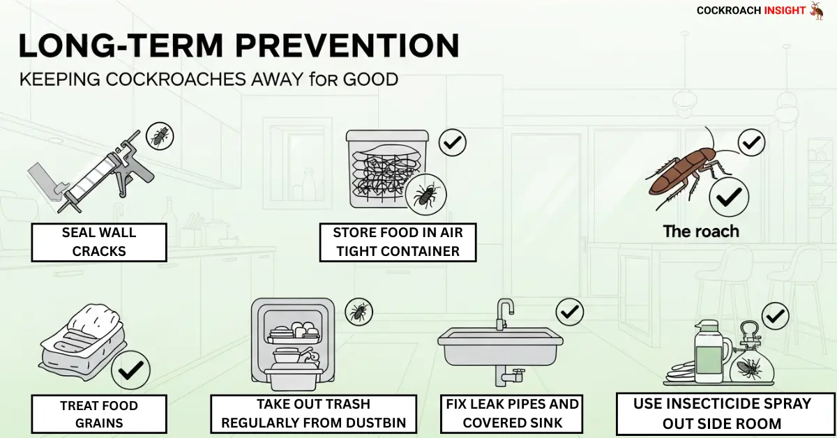 Long-Term Prevention: Keeping Cockroaches Away for Good
