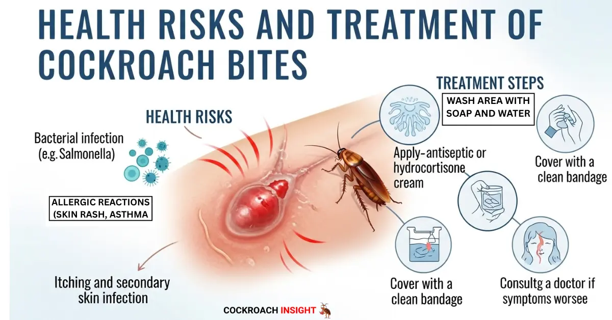 Health Risks and Treatment of Cockroach Bites